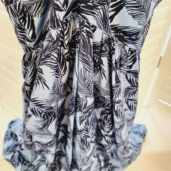 SEE BY CHLOE PALM PRINT BLUE SIZE US 2 - Picture 3 of 9